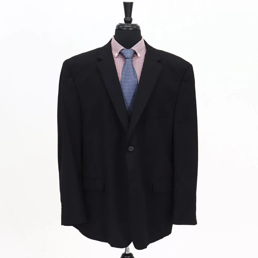 Pronto Uomo 46S Gray Solid 2-Button Sport Coat Blazer Jacket W013